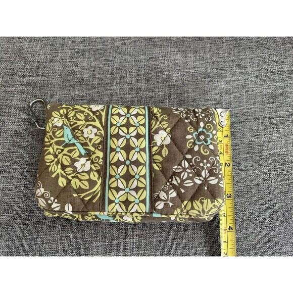 Vera Bradley Bi Fold Wallet With Kiss Coin Pocket & ID Holder Sittin In A Tree - Picture 9 of 9